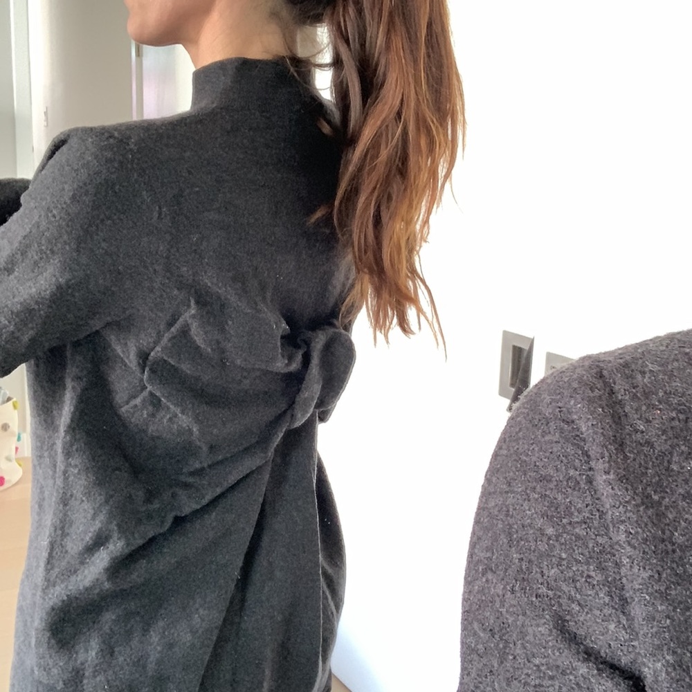 NWOT! Gray COS Bow Sweater